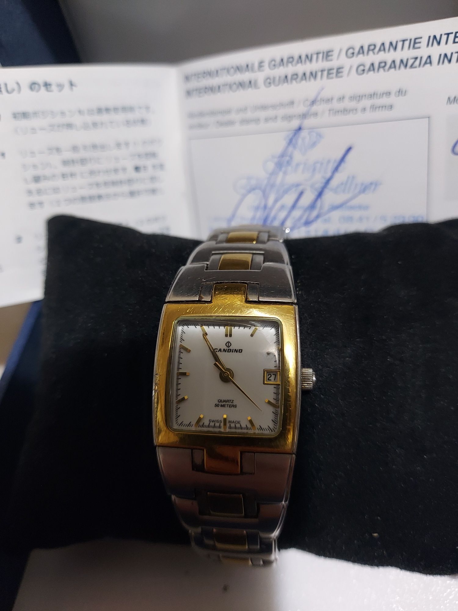 Ceas elvețian Candino swiss made c4159,superb,elegant la cutie