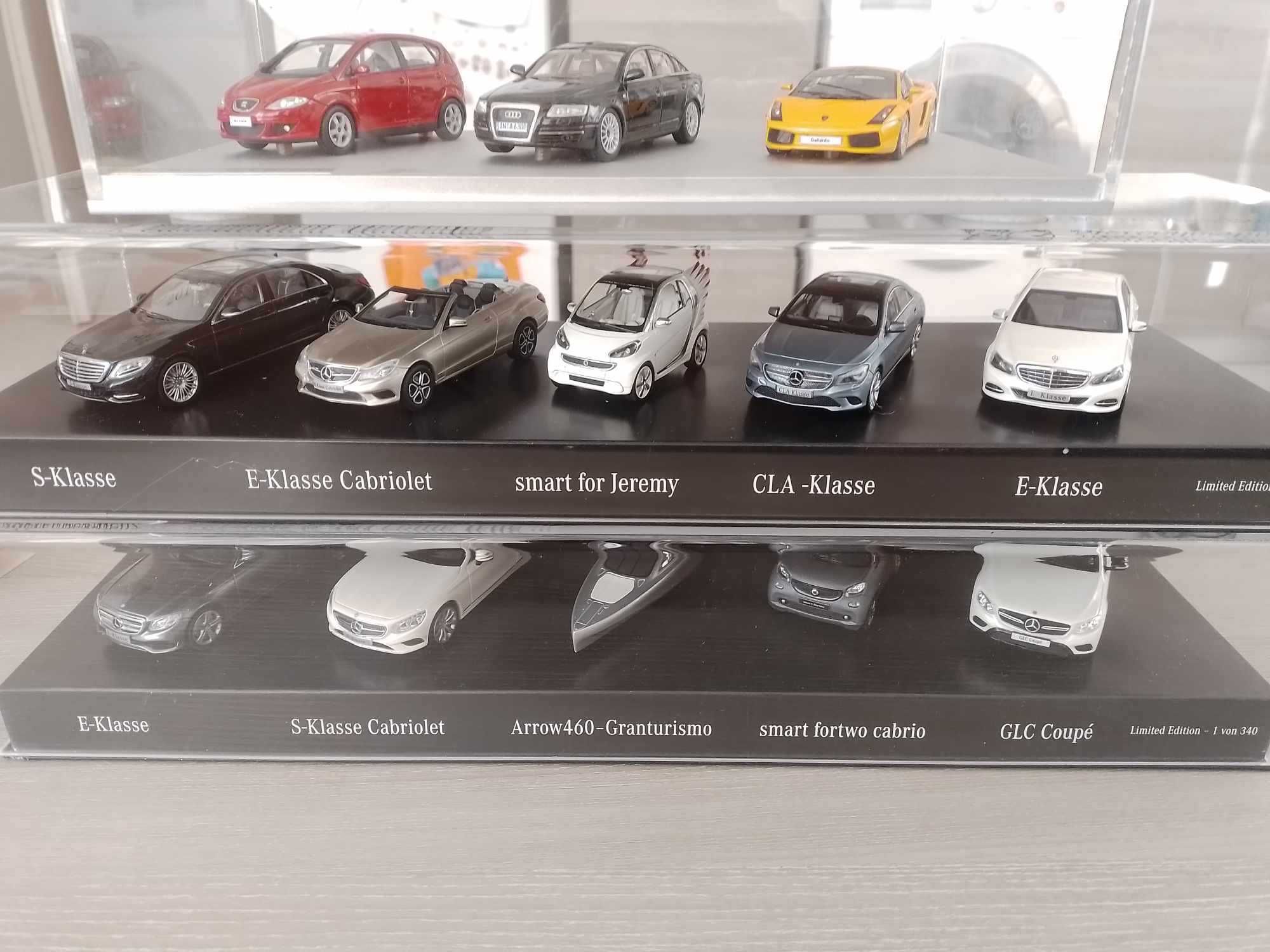 Mercedes, Audi, Seat 1:43 Limited Sets Minichamps, AutoArt, Looksmart