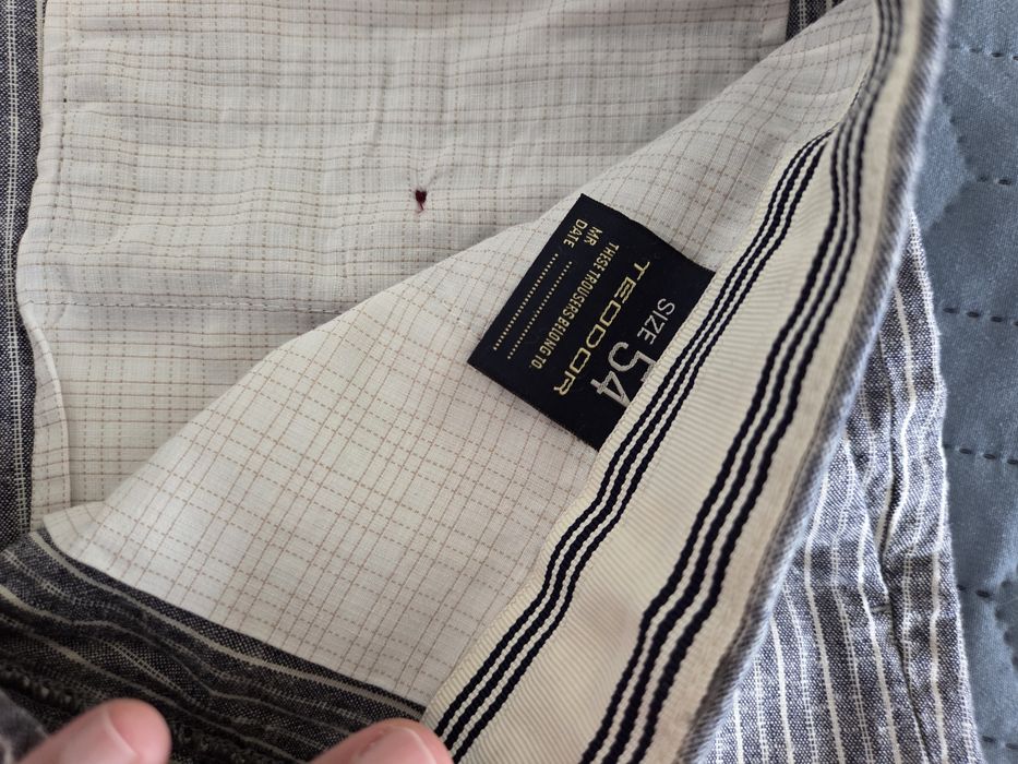 Ленени къси панталони Теодор