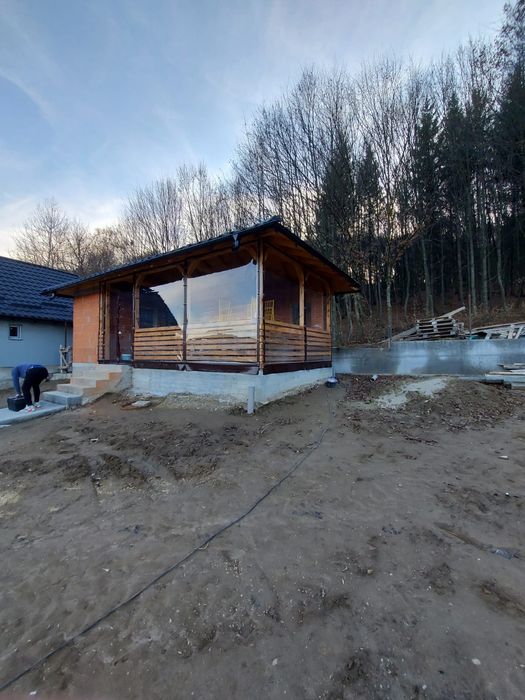 Folie terasa/ terase/ foișoare Cristal transparenta