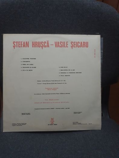 discuri vinil:Hrusca,Seicaru,Savoy,Sinulescu si Irina Loghin