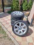 Jante Aluminiu BMW.  . 5×120  8J×17H . Cauciucuri foarte bune .Dot21