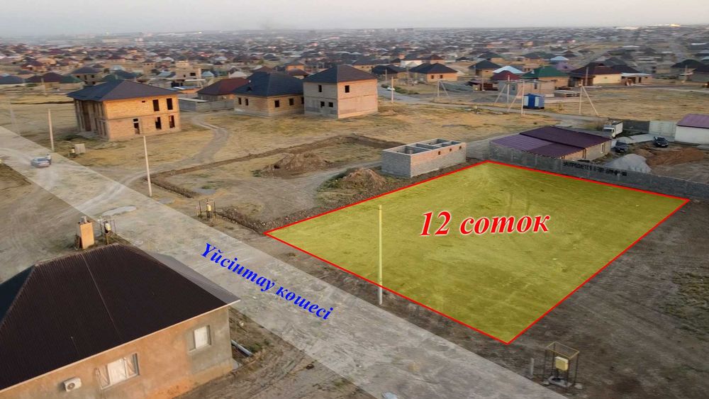 Участок Сатылады мкр Достық (Нұршуақ) Үйсінтау көшесі уч №715 - 12 сот