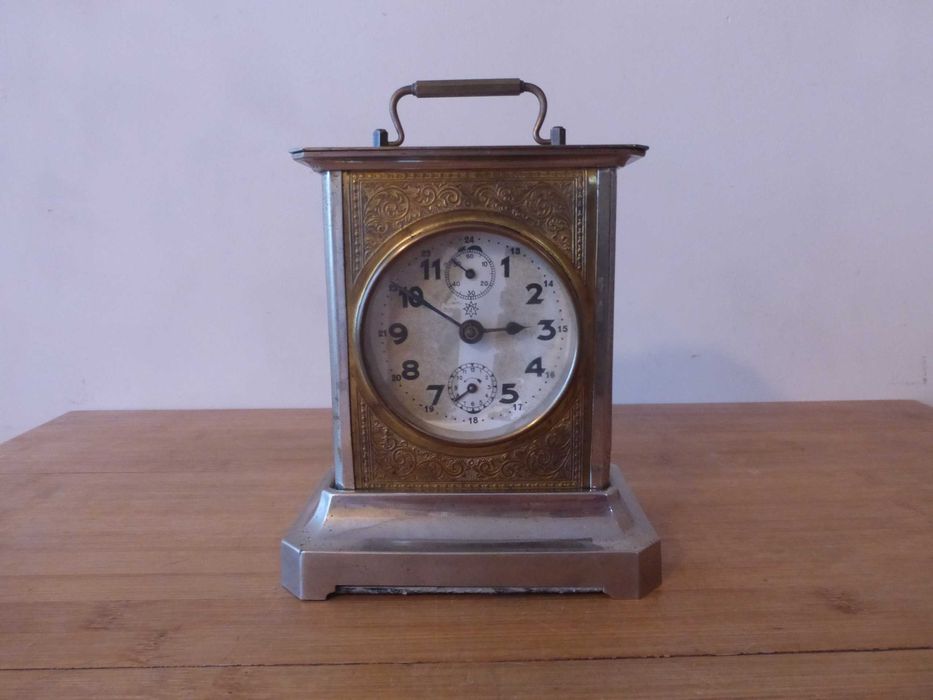 Немски настолен часовник с латерна JUNGHANS Юнгханс D.R.G.M. Жокер