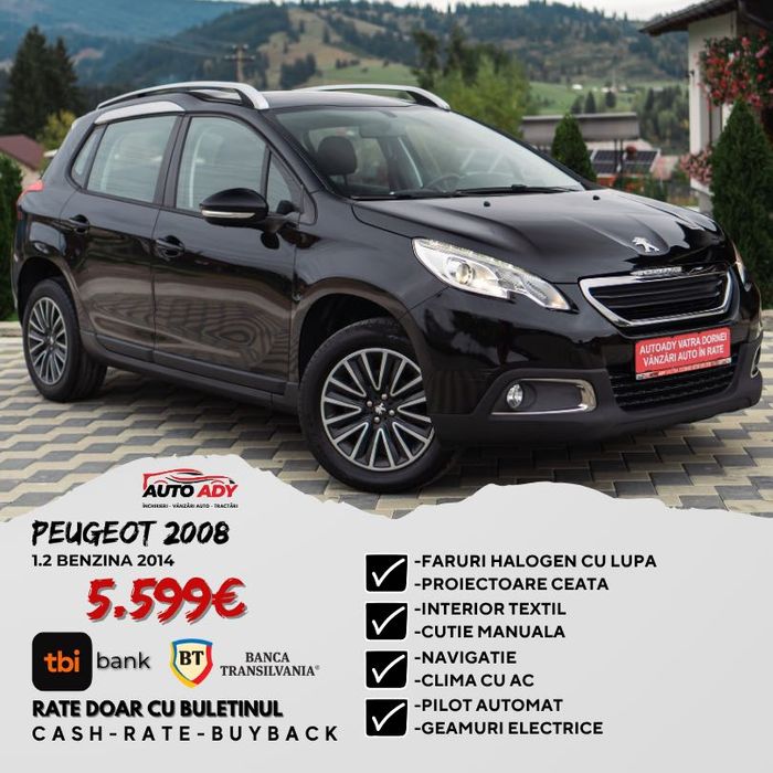 Peugeot 2008 1.2 Benzina 2014 POSIBILITATE RATE