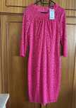 Vand rochie noua din dantela roz marimea 42