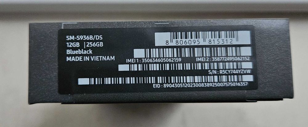 Samsung Galaxy S25 plus 256GB blueblack