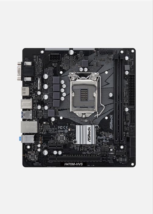материнская плата asrock h470m-hvs