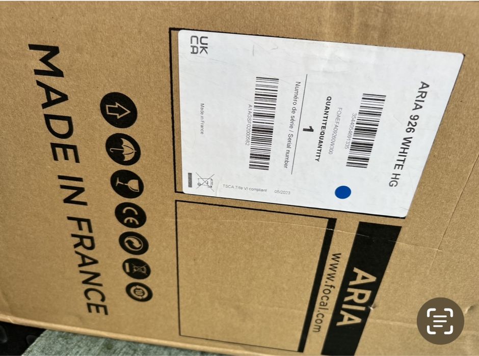 Vand boxe Focal Aria 926 ,  Amplificator Musical Fidelity M5si