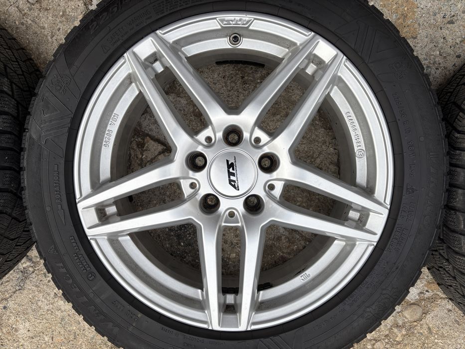 Roti iarna Mercedes C ATS R17 5x112 ET48.5 7J CB66.6 (jante, senzori)
