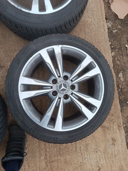 Set jante Mercedes Benz cu anvelope de iarna dot 2021  2024