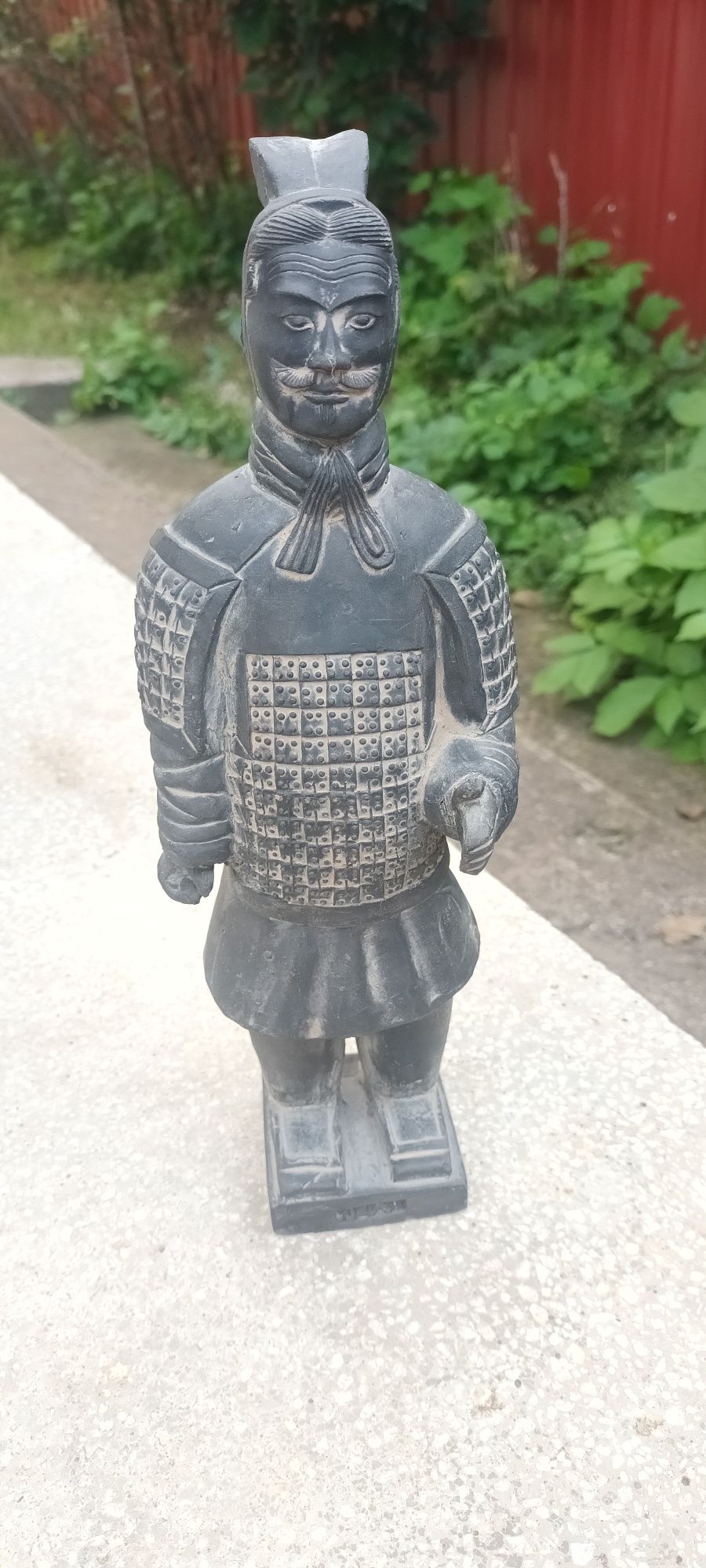 Statuie veche, Teracotă, Semnata