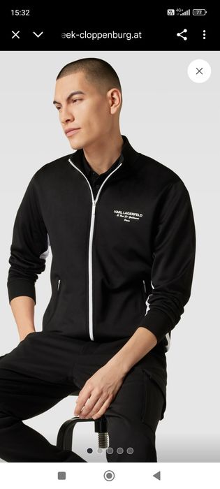 Bluza trening KARL LAGERFELD originala marimea M fermoar