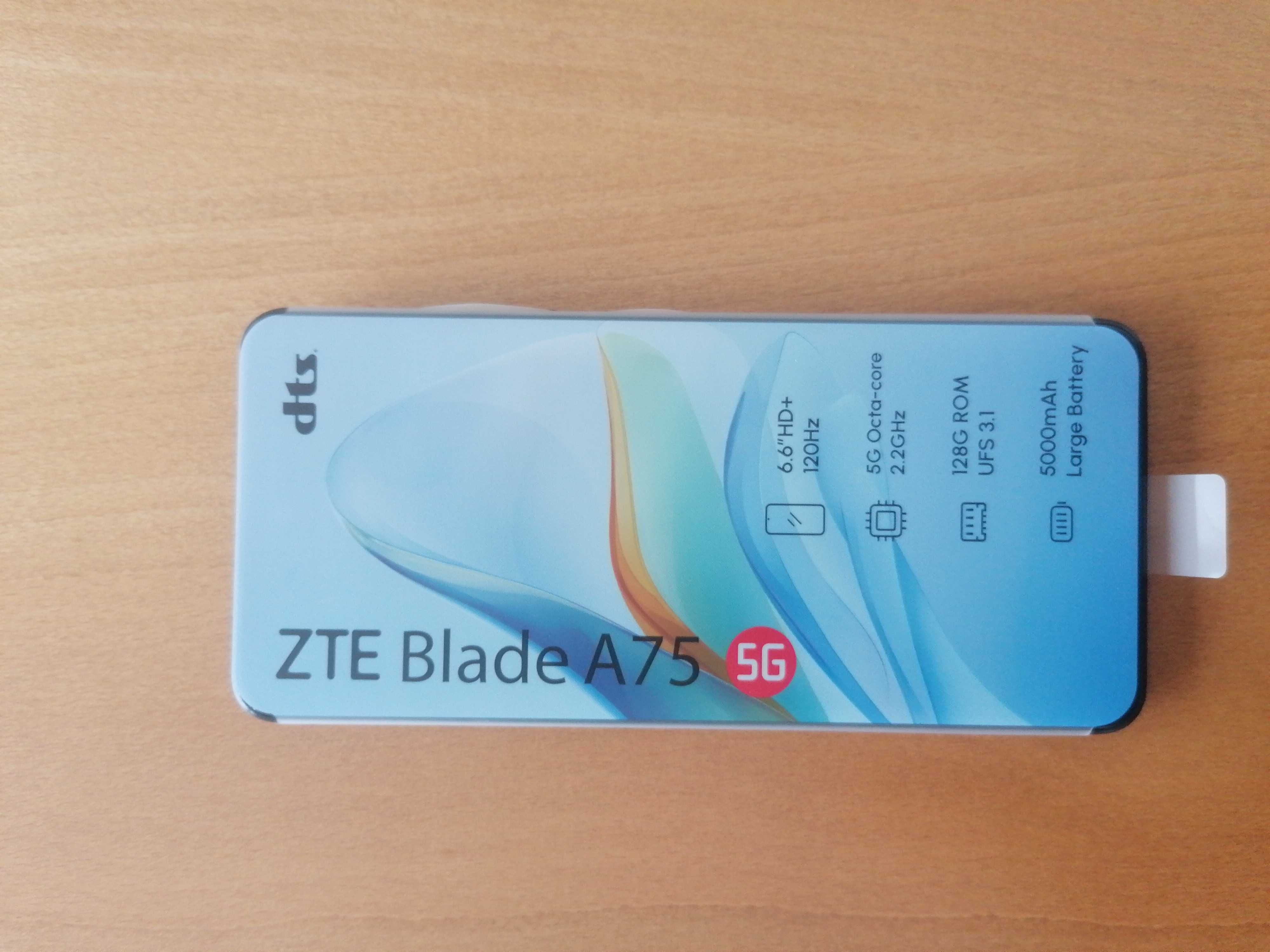 Чисто нов смартфон ZTE BLADE A75B5G, 128 GB ROM