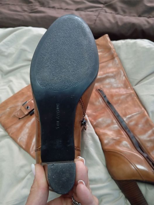 Cizme damā din piele