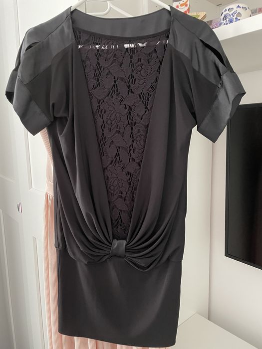 Rochie scurta neagra rochie lunga albastra bolero