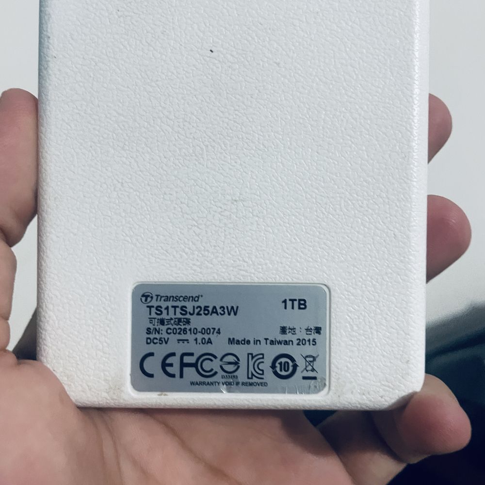 жесткий диск — Transcend StoreJet 25A3 на 1 терабайт