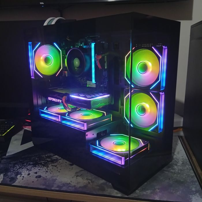 Гаранция!Геймърски Компютър/R5 5500/3060Ti/16GB ram/512GB nvme