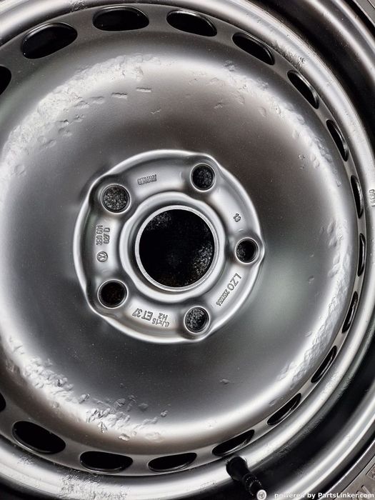 Jante de tabla cu cauciucuri de iarna 195/65R15 5x112 VOLKSWAGEN PASSAT B5.5 6Jx15H2 , ET37 3B0601027D
