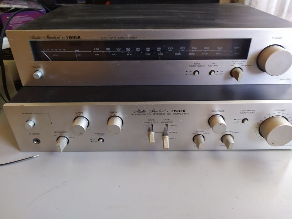 усилвате и тунер FISHER ca2030 fm 2121