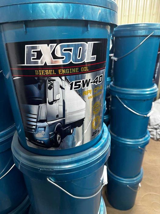моторное масло EXSOL 15W-40 API CI-4 PLUS SHPD (20 л)
