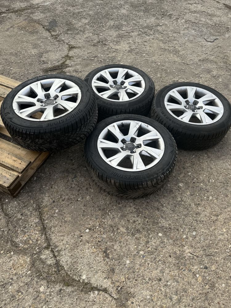 Джанти 17 цола със зимни гуми 215.55.17 за audi 5.112