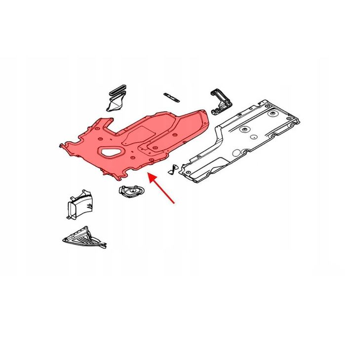 Предпазна кора за автоматична скоростна кутия BMW 5 E60/E61 2003 -2010