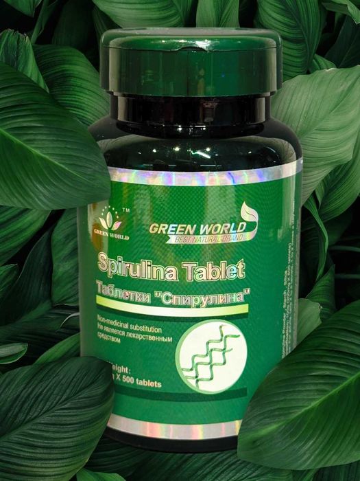 Spirulina Tablete 500bucati Control Greutate Intestin Sanatos Curatare