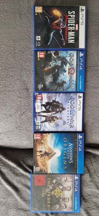 Jocuri PS5/PS4 – God of War Ragnarok, Spiderman MM, AC Origins Deluxe