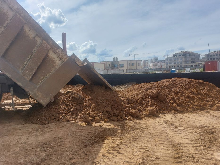 Рыжий грунт -доставка самосвалами