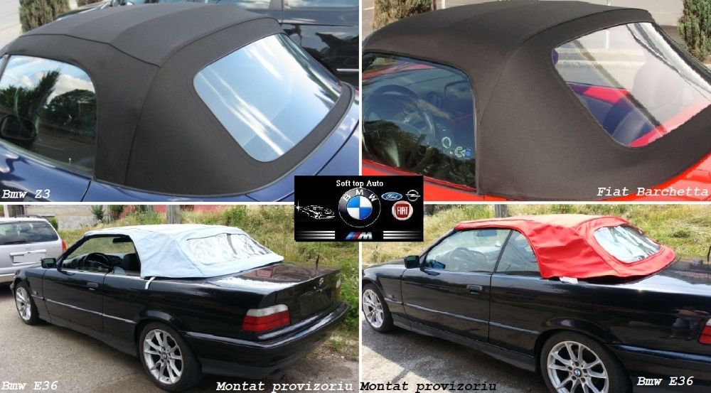 Prelata Decapotabila ( Soft Top ) BMW E36 Negru Rosu Roz Albastru Bej