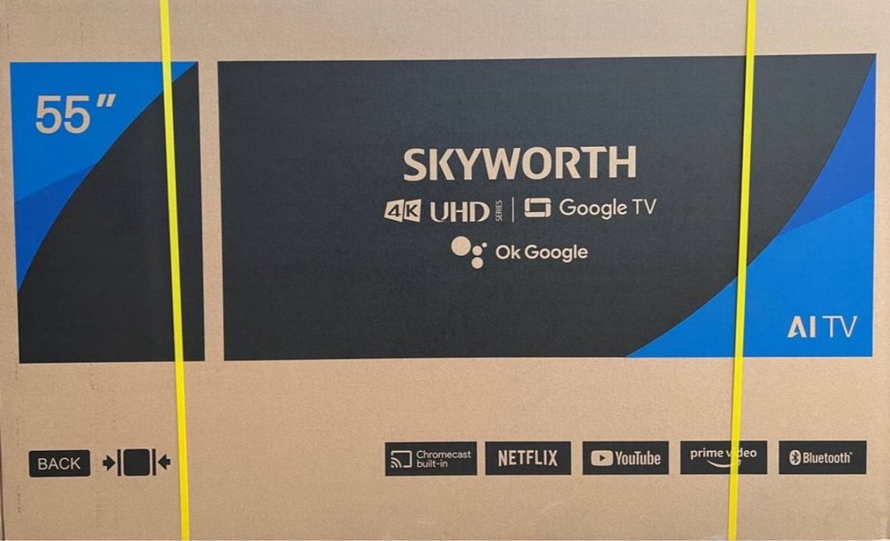Телевизор Skyworth 75” 65” 55” 50” Smart Tv 4K Qled Доставка бесплатно