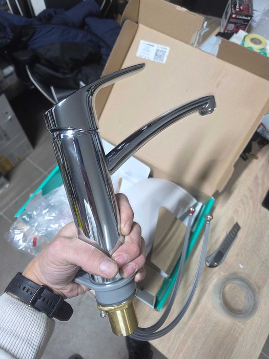 Hansgrohe Focus M41 baterie bucătărie pe picior crom 31806000