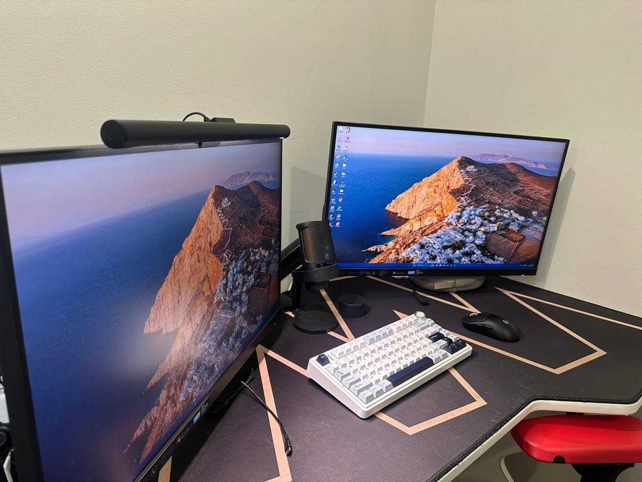 Продам 2 монитора 27" Lenovo Legion R27q-30 + кронштейн