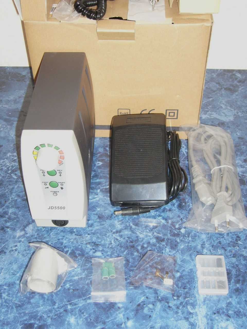 Freza electrica unghii profesionala, Pedala, 35.000 RPM
