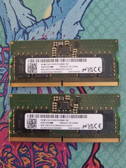 Memorii 16gb ram ddr5 4800mhz