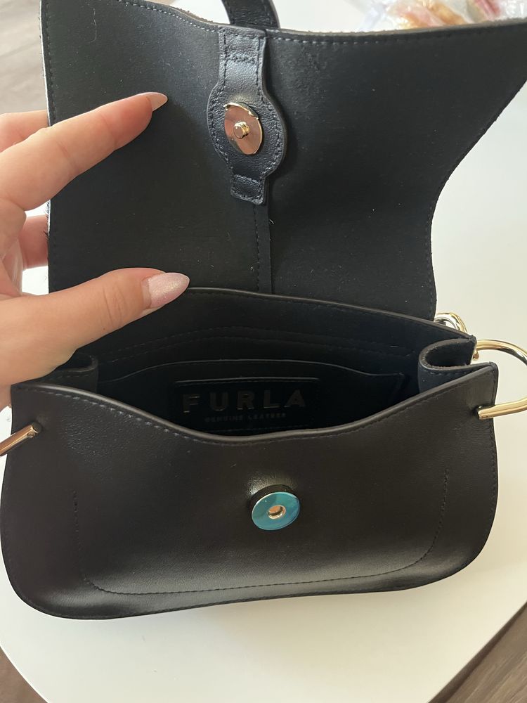 Дамска чанта Furla с принт леопард