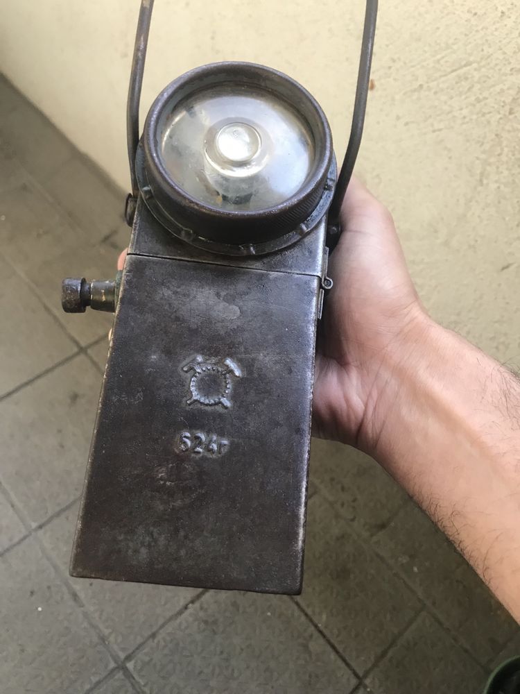 Lampa , lanterna, felinar veche germana miner