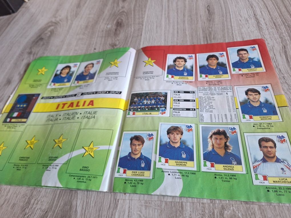 Album Panini World Cup WC 1994 USA (ed. Germana)