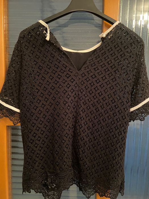 Tricou negru cu alb Orsay