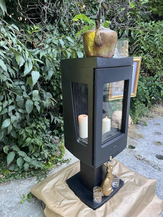 Нова чугунена печка на дърва 10кW