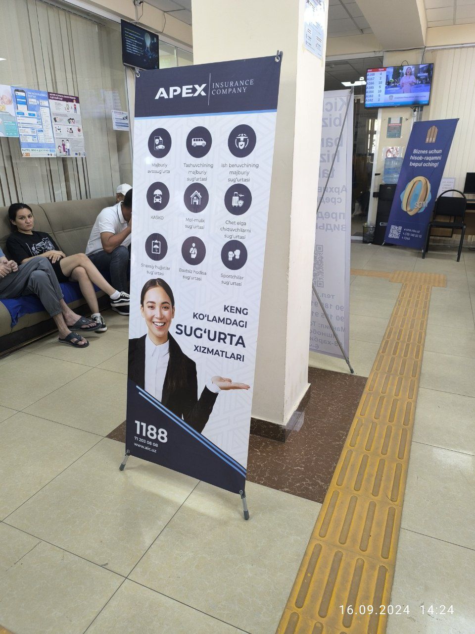 Pauk, X- banner, pauchok sifatli bekprint pechat