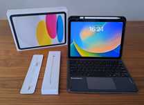 iPad 10 (64GB) Cellular + Apple Pencil 1 + Клавиатура + Калъф