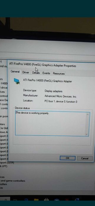 Placa Video AMD FirePro V4800 1GB DDR5/128 bi