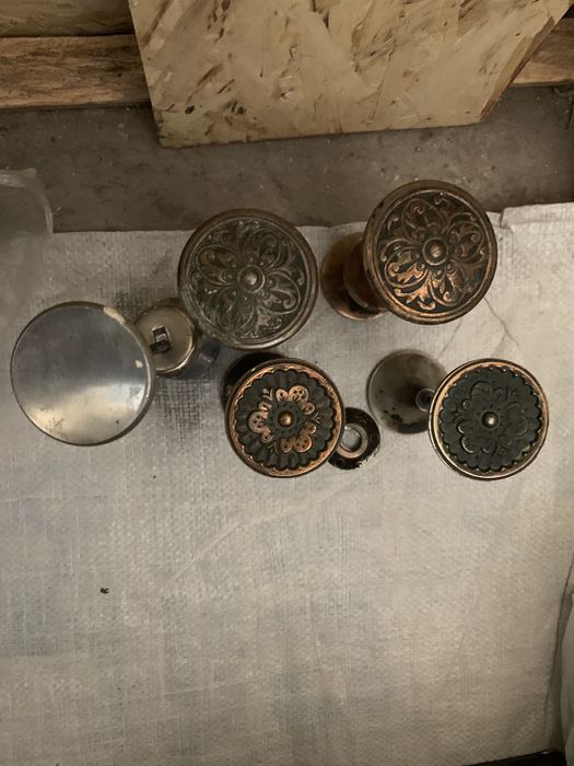 Дверные ручки советские из меди