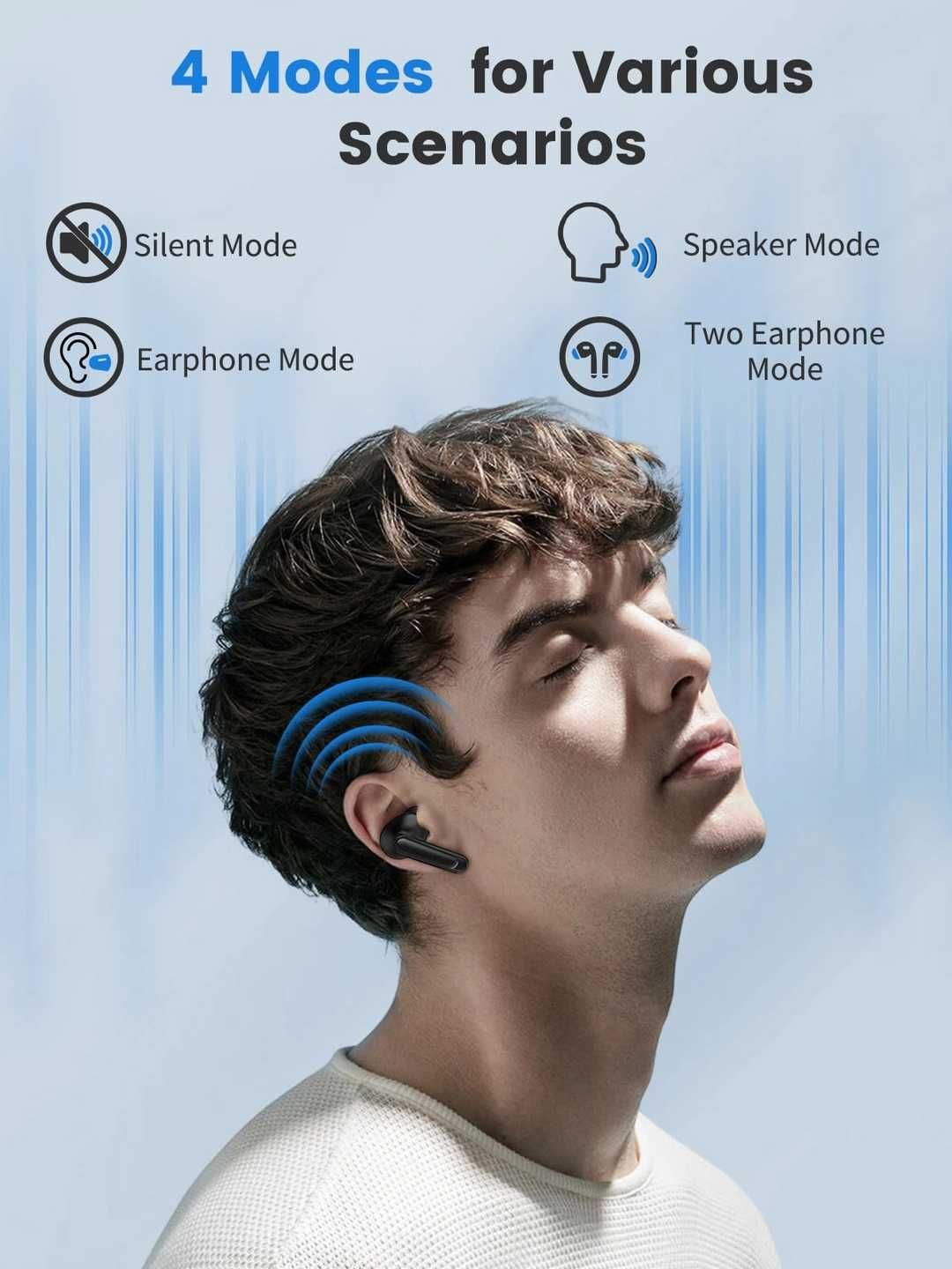 Casti 3 in 1 de traducere 144 limbi Ai, muzica ,apeluri, Bluetooth 5.3