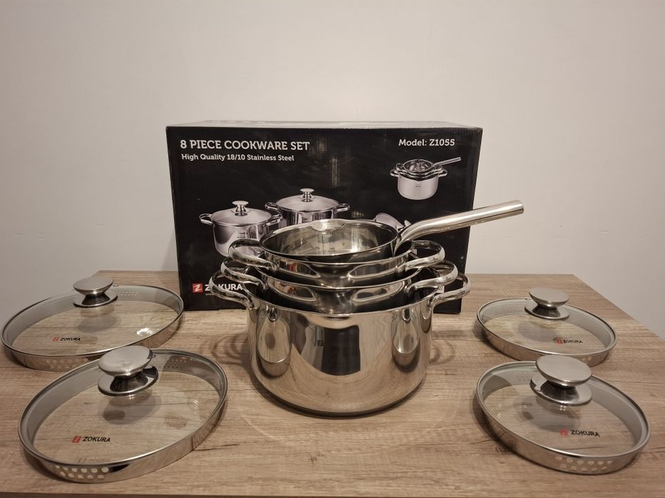 Set oale inox, 8 piese - Zokura