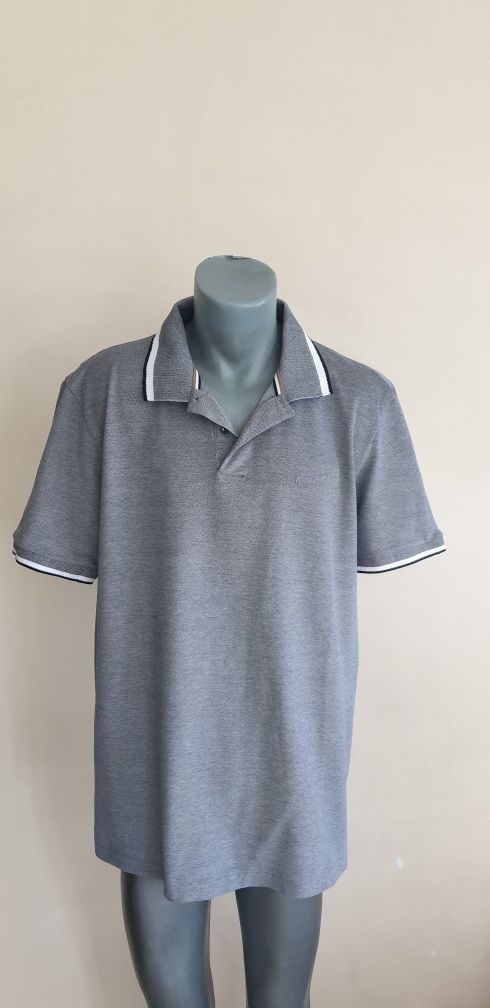 Hugo Boss Parlay Pique Cotton Mens / 2XL  НОВО! ОРИГИНАЛ Мъжка Тениска