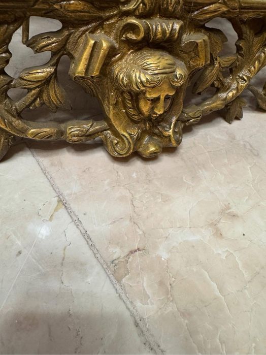 Rama bronz masiv cu oglinda