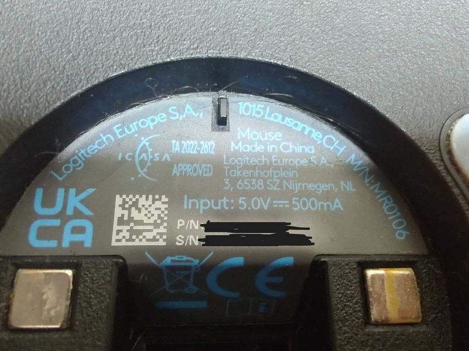 Mouse LOGITECH Gaming wireless Logitech PRO X SUPERLIGHT MR0106